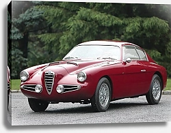 Постер Alfa Romeo 1900 SSZ '1954–58 дизайн Zagato