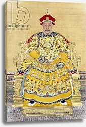 Постер Школа: Китайская 18в. Emperor Qianlong in Old Age