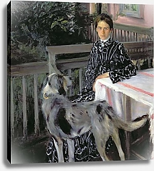 Постер Кустодиев Борис Portrait of Yulia Yevstafievna Kustodieva the artist's wife, 1903
