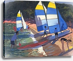 Постер Макара Эндрю (совр) Sailboats, South of France, 1995