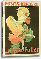 Постер Шере Жюль Reproduction of a Poster Advertising 'Loie Fuller' at the Folies-Bergere, 1893