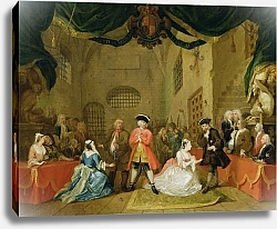 Постер Хогарт Уильям The Beggar's Opera, Scene III, Act XI, 1729