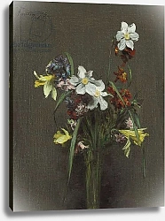 Постер Фантен-Латур Анри Spring Flowers; Fleurs de printemps, 1873