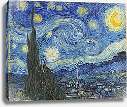 Постер Ван Гог Винсент (Vincent Van Gogh) The Starry Night, June 1889
