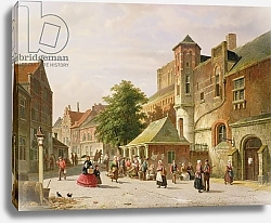 Постер Эверсен Адрианс A Street Scene in Amsterdam