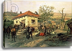 Постер Ковалевский Павел A Scene from the Russian-Turkish War in 1876-77, 1882