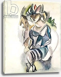 Постер Пасин Жюль Seated woman, 1917