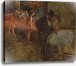 Постер Форейн Луи Dancer and Abonne, at the Opera; Danseuse et Abonne, a l'opera, c.1905