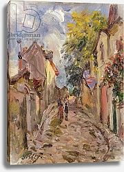 Постер Сислей Альфред (Alfred Sisley) Village Street Scene