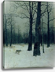 Постер Левитан Исаак Wood in Winter, 1885 1