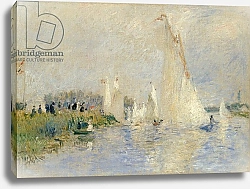 Постер Ренуар Пьер (Pierre-Auguste Renoir) Regatta at Argenteuil, 1874