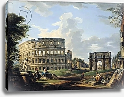 Постер Панини Джованни Паоло The Colosseum and the Arch of Constantine