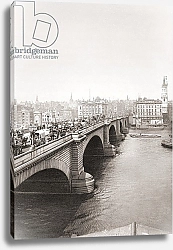 Постер London Bridge, London, England 1902