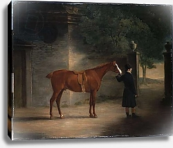 Постер Фернли Джон A Hunter and a Groom in a Courtyard, 1816