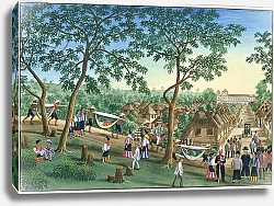 Постер Лозано Хосе Outing to the Antipolo Fiesta, from 'The Febus Album of Views In and Around Manila', c.1845