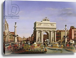 Постер Борсато Джузеппе Entry of Napoleon I into Venice, 1807