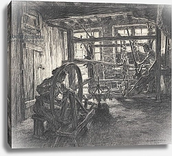 Постер Лермит Леон The Weaver's Workshop at Dinan or, The Weaver and his Wife, 1893