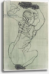 Постер Шиле Эгон (Egon Schiele) Crouching, 1914, published 1919