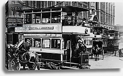 Постер Неизвестен Trams in Manchester, c.1900