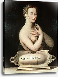 Постер Школа: Фонтенбло 16в. Sabina Poppaea, c.1570