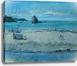 Постер Райт Дженнифер (совр) Thurlestone Rock , Devon . oil on canvas , 2016