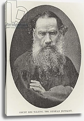 Постер Count Leo Tolstoi, the Russian Novelist