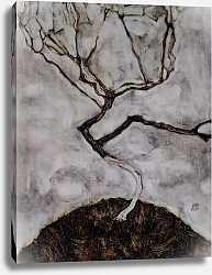 Постер Шиле Эгон (Egon Schiele) Деревце поздней осенью