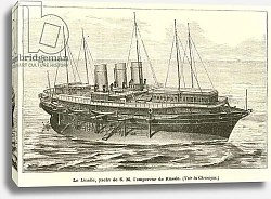 Постер Школа: Французская 19в. Le Livadia, yacht de S M l'empereur de Russie