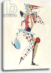 Постер Чехонин Сергей Costume design for a Harlequin