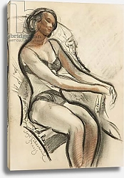 Постер Чехонин Сергей Woman Seated in an Armchair,