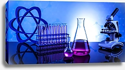 Постер Оборудование для химической лаборатории
