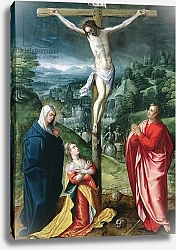 Постер Школа: Фламандская 17 в. The Crucifixion