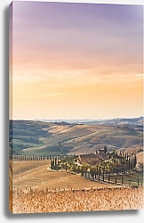Постер Тоскана на рассвете