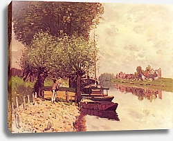 Постер Сислей Альфред (Alfred Sisley) Сена близ Буживаля