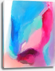 Постер Розово-голубая абстракция 1