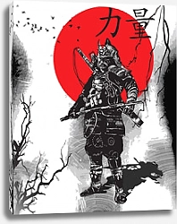 Постер Японский самурай