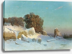Постер Мещерский Арсений Зимний пейзаж 8