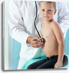 Постер Маленький пациент на приёме у врача