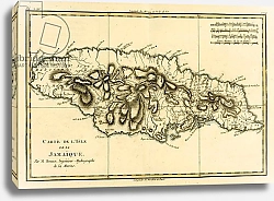 Постер Бонне Чарльз (карты) The Island of Jamaica, 1780