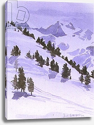 Постер Баттерфилд Сара (совр) Winter Trees, Haute Nandez, Switzerland, 1989