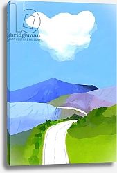 Постер Хируёки Исутзу (совр) Mountain skyline