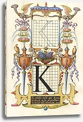 Постер Хофнагель Йорис Guide for Constructing the Letter K