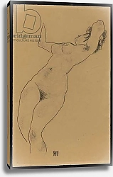 Постер Шиле Эгон (Egon Schiele) Reclining nude, 1918 1