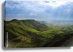 Постер Пейзаж с высоты, Лалибела, Эфиопия