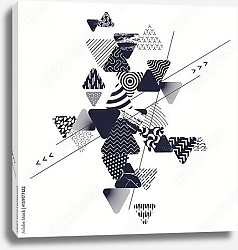 Постер Современная геометрическая абстракция 38