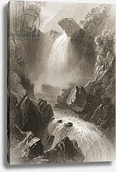 Постер Бартлет Уильям (последователи, грав) Head of the Devil's Glen, County Wicklow, Ireland, 1860s