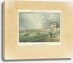 Постер Views in the City of Bath. The Royal Crescent 1