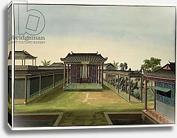 Постер Школа: Китайская 19в. Garden Scene, c.1820-40