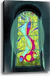 Постер Лайонс Джой (совр) Green Swirls, from the series Eglise St Pierre d'Arene, 2015,