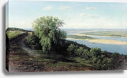 Постер Клодт Михаил Волга под Симбирском. 1881